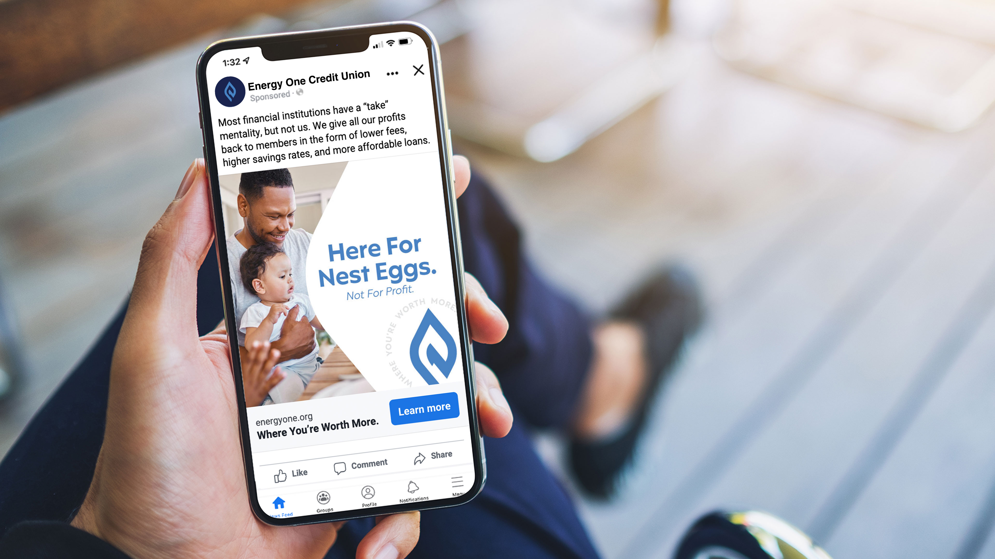 Here for nest eggs. Not for profit.
